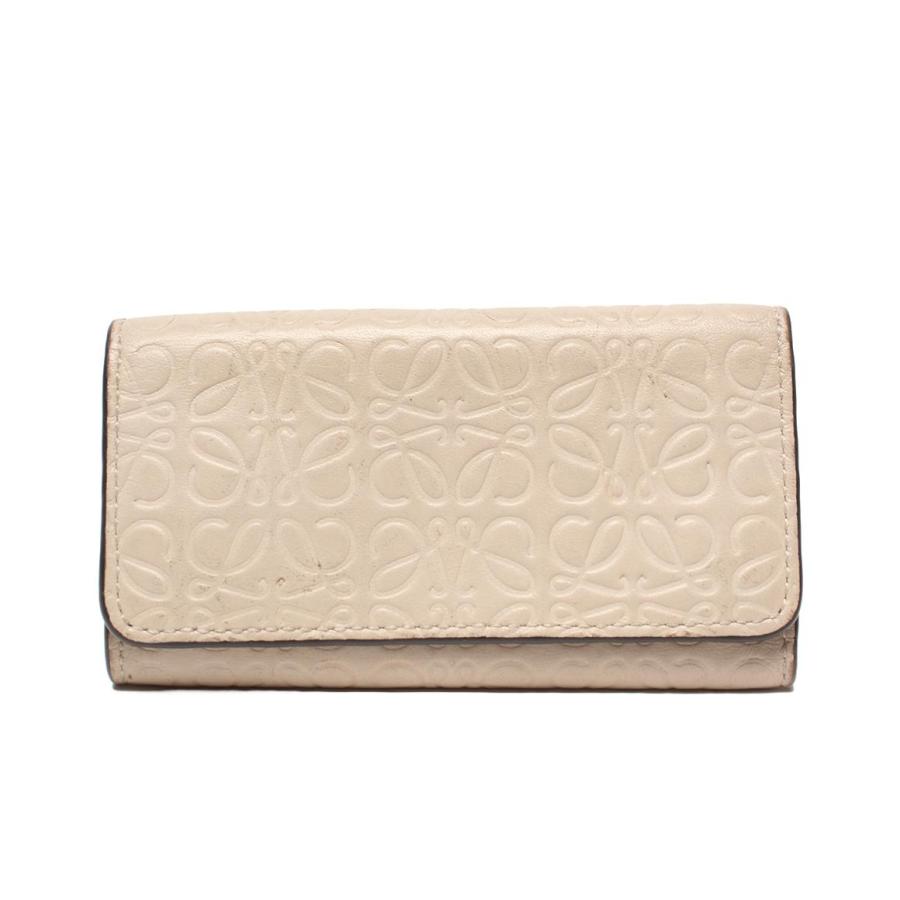 【新品未使用　美品】LOEWE　ロエベ　キーケース　 6連　箱付き ロエベ 6連キーケース アナグラム レディース メンズ LOEWE 中古