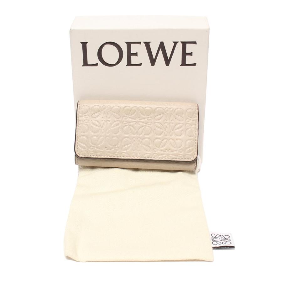 ロエベ 6連キーケース アナグラム レディース メンズ LOEWE 中古