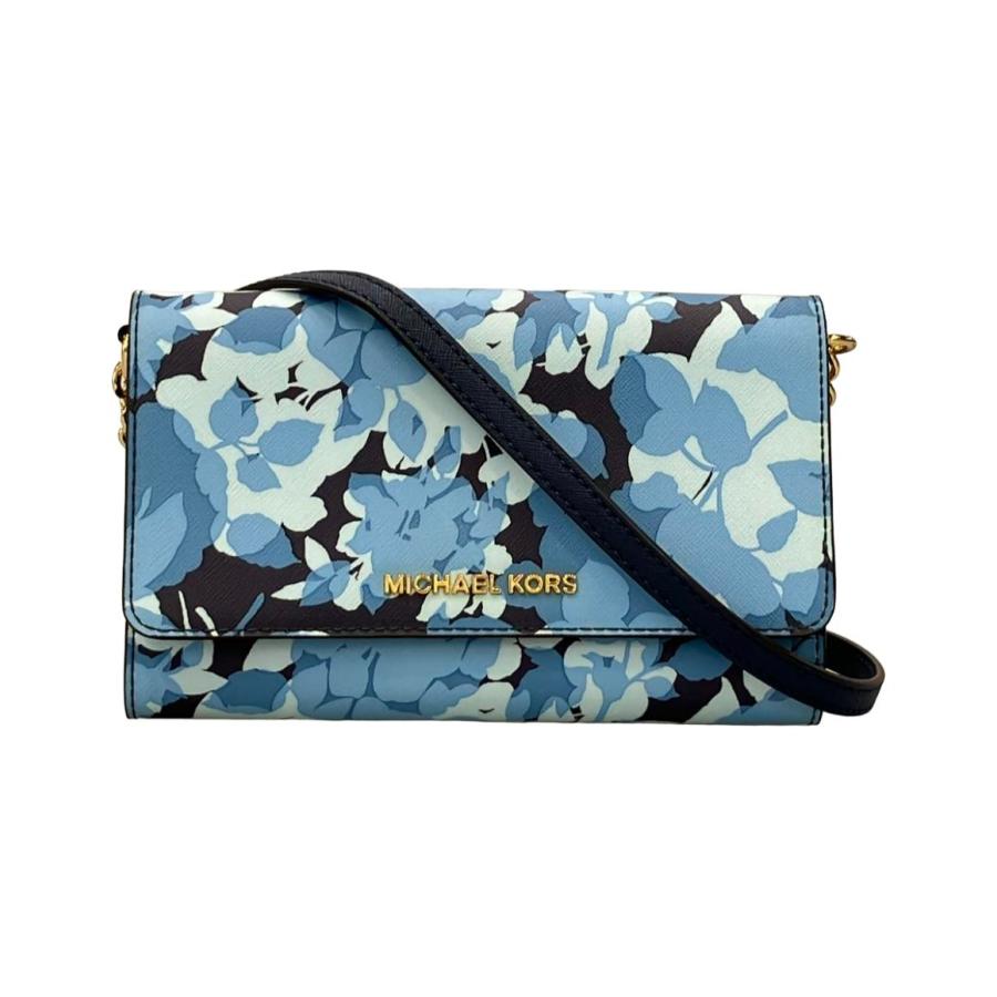 MICHAEL KORS(マイケルコース) ショルダーバッグ美品  - ネイビー スタッズ/ウォレット/チェーンショルダー レザー MICHAEL KORS（マイケルコース） MICHAEL KORS MERCER XS NS SHOPPER