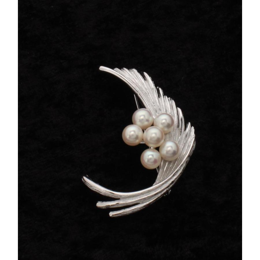 ミキモト パール ブローチ ベビーパール 大振り SV ミキモト ブローチ