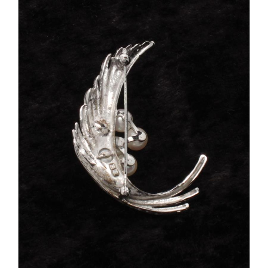 【MIKIMOTO】SV パール ブローチ ミキモト ブローチ SV パール 6mm レディース MIKIMOTO 中古 : Rehello