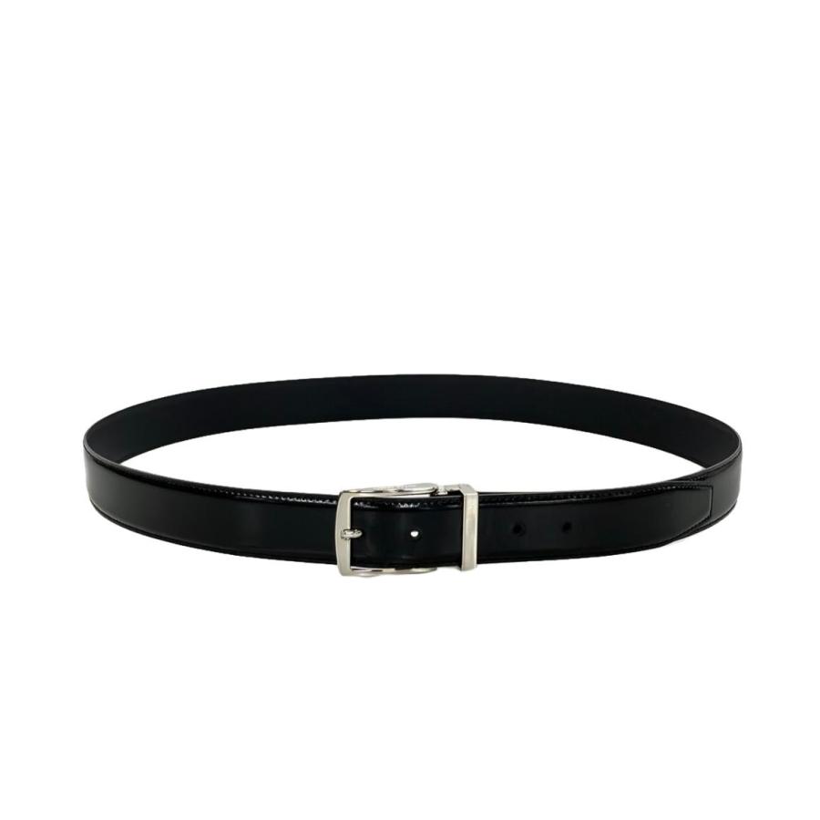 GIORGIO ARMANI ジョルジオアルマーニ ベルト ONE 黒 【古着】【中古】 美品 ジョルジオアルマーニ ベルト メンズ GIORGIO ARMANI 中古