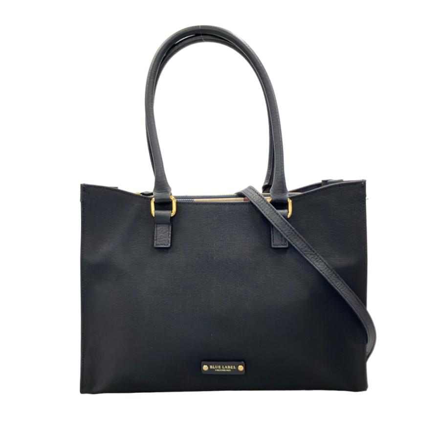 美品 ブルーレーベル クレストブリッジ 2WAY トートバッグ ショルダー 
