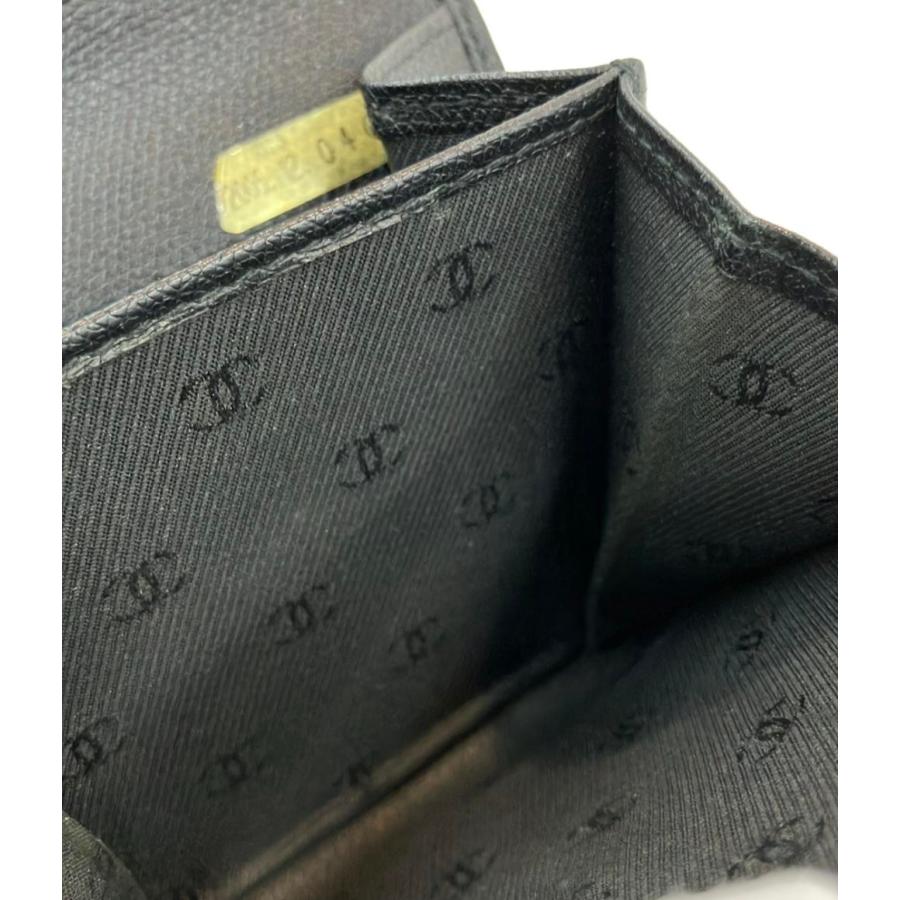 シャネル Wホック 三つ折り財布 レディース CHANEL 中古 : Rehello by