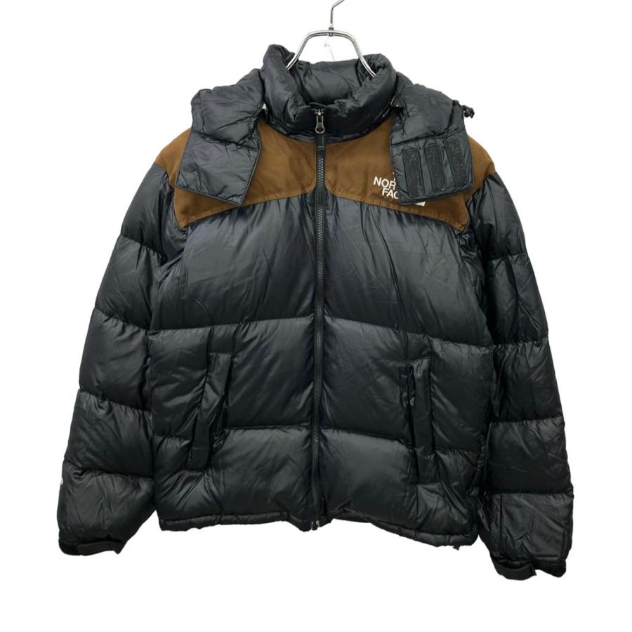 ザ・ノース・フェイス ダウンジャケット ヌプシ700 LTD スウェード切替 ヌプシ アルファジャケット メンズ SIZE 90 THE NORTH FACE ザ・ノース・フェイス ダウンジャケット ヌプシ700 LTD スウェード切替