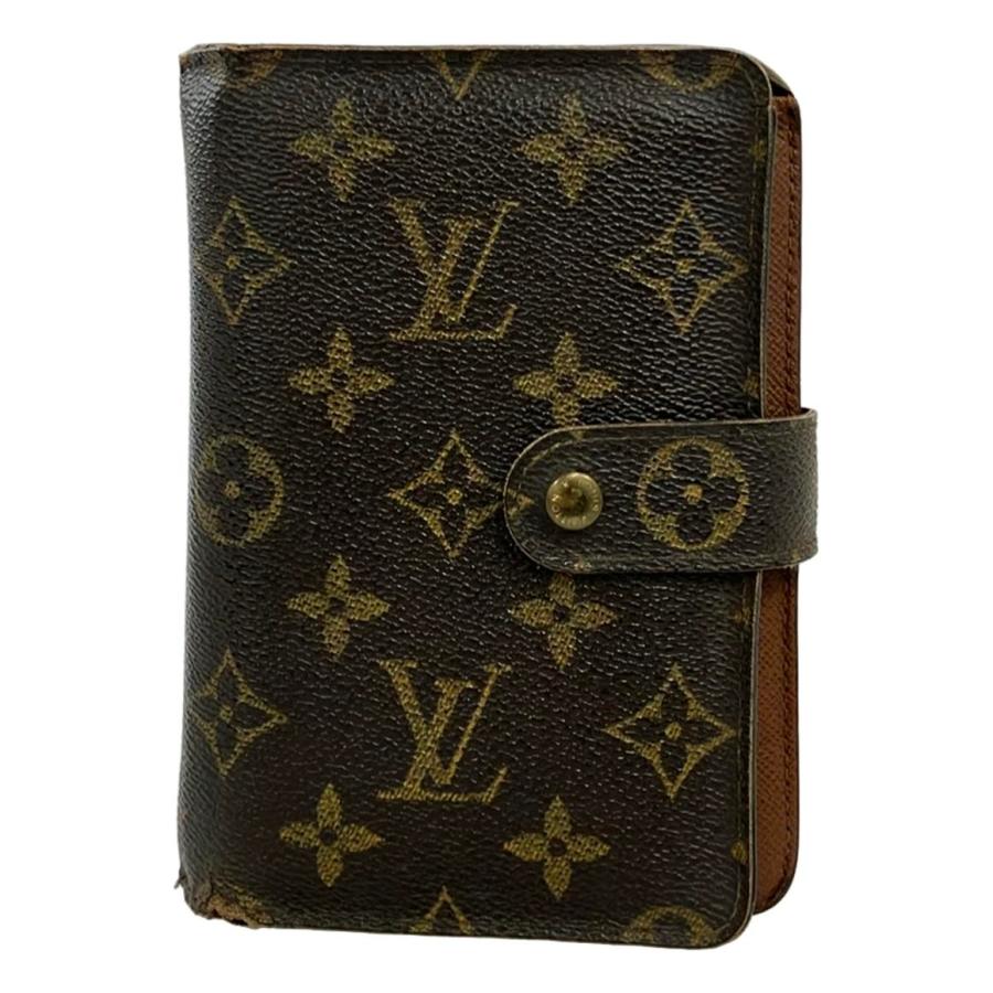 LOUIS VUITTON モノグラム ポルトパピエジップ 二つ折り財布 美品 訳あり ルイ・ヴィトン 二つ折り財布 モノグラム ポルトパピエジップ