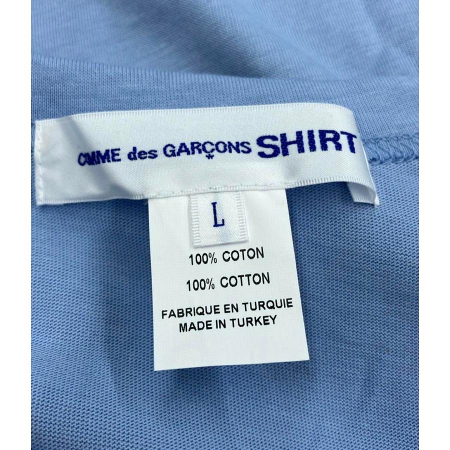 美品 コムデギャルソンシャツ 半袖Tシャツ ロゴ メンズ SIZE L (L