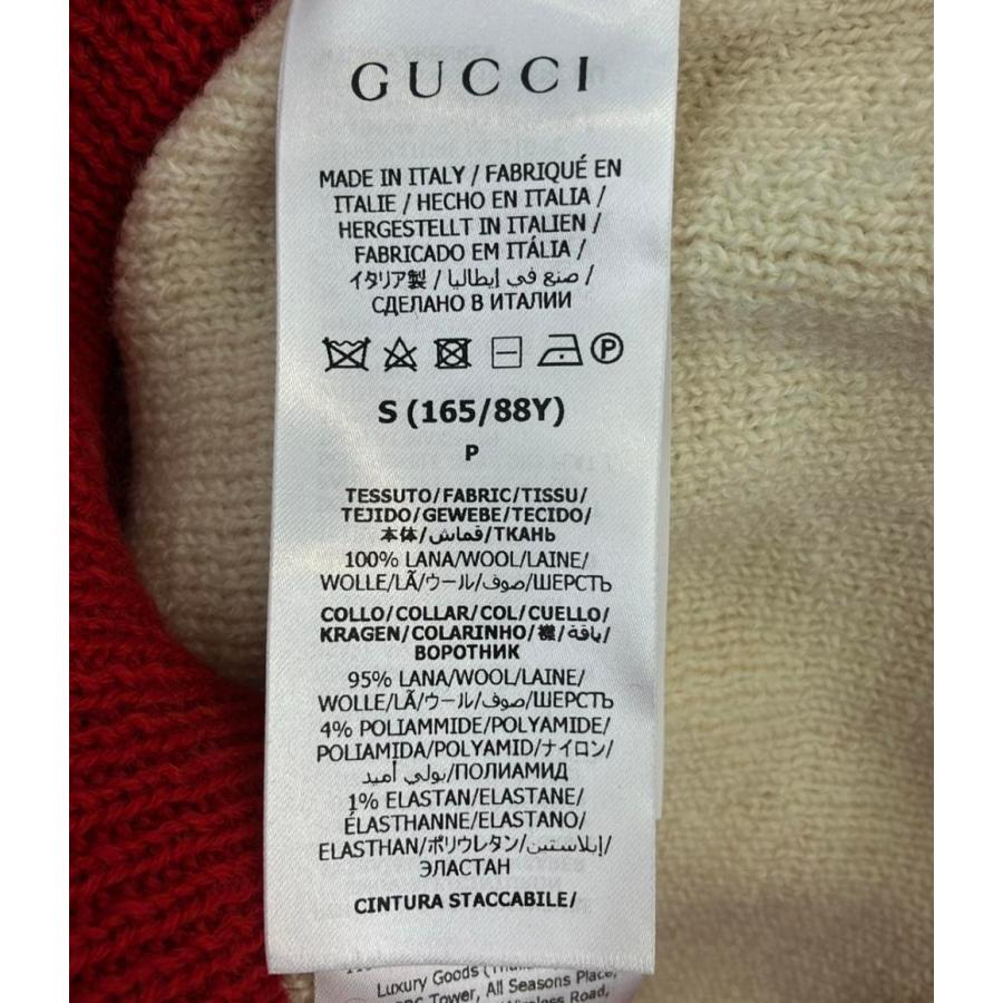 グッチ ニット タグ付き Gucci Chunky Wool Belted Sweater 727145