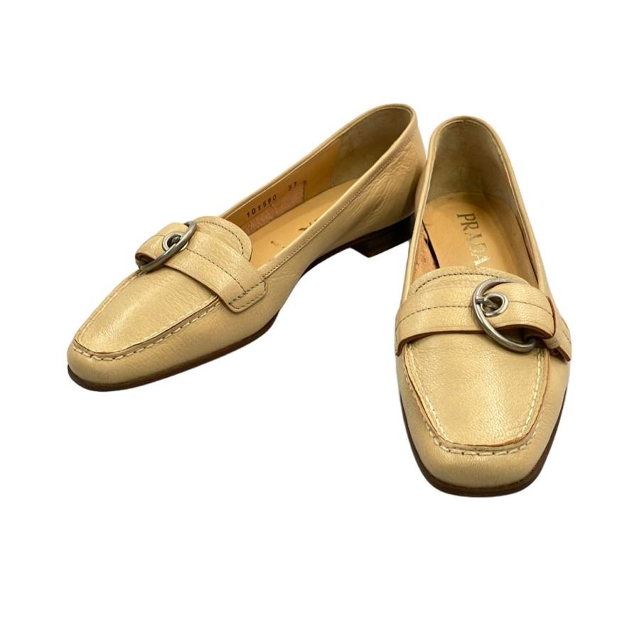 プラダ ベルトローファー レディース SIZE 37 (L) PRADA 中古 