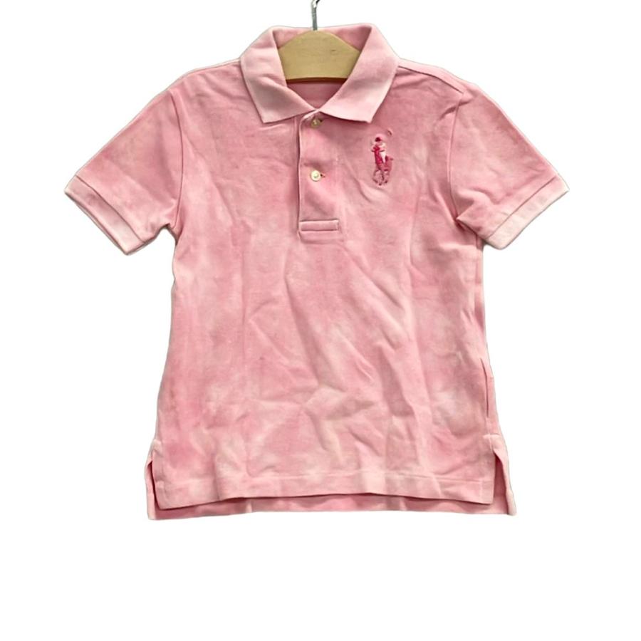 ポロ・ラルフ・ローレン ピンク ポロシャツ 半袖 Ralph Lauren ラルフローレン/ピンク/鹿の子半袖ポロシャツ