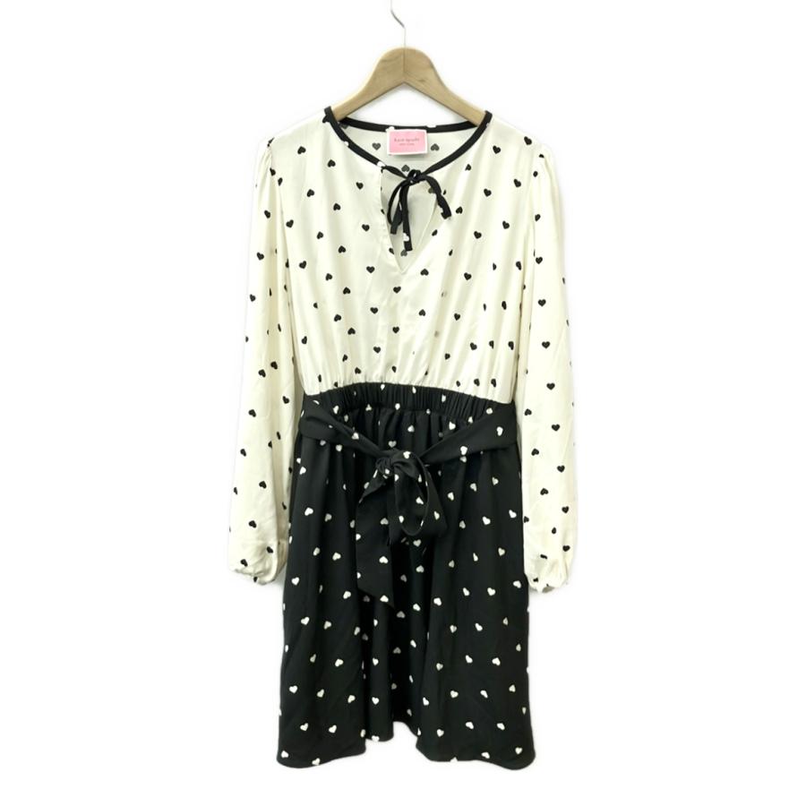 ケイトスペード 長袖ワンピース ハート レディース SIZE M Kate Spade