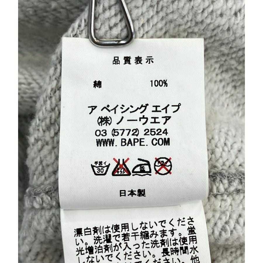 アベイシングエイプ 長袖スウェット トレーナー レディース SIZE