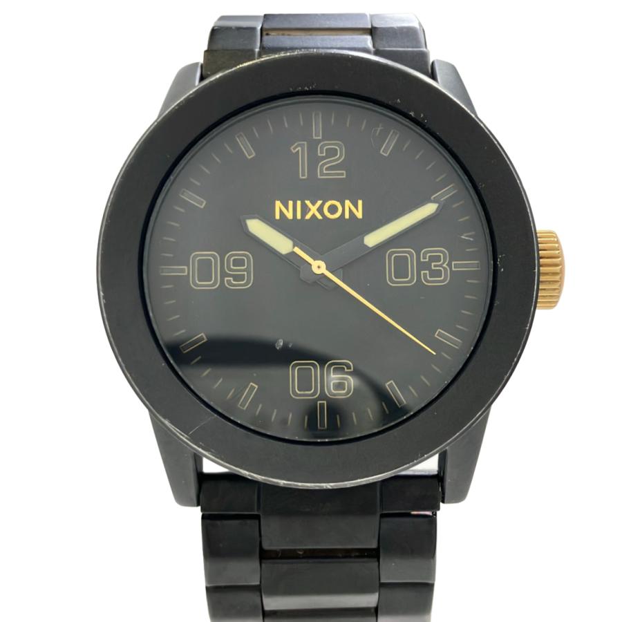 ニクソン 腕時計 クオーツ ブラック メンズ NIXON 中古 : Rehello by