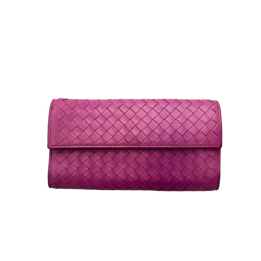 【美品】BOTTEGA VENETA ボッテガヴェネタ 長財布 デボス イントレ BOTTEGA VENETA（ボッテガ・ヴェネタ） 財布 メンズ デボスイントレ