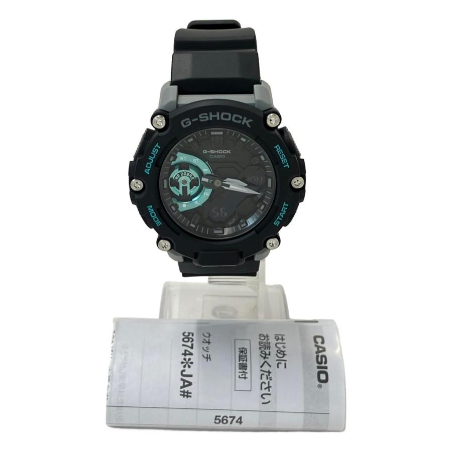 美品 カシオ 腕時計 G-SHOCK クオーツ ブラック GA-2200M メンズ CASIO