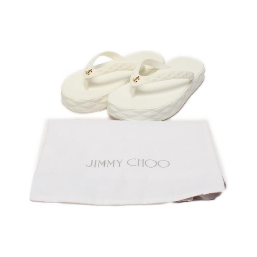 ♡JIMMY CHOO♡ サンダル 37サイズ ジミーチュウ サンダル 厚底 DIAMOND FLIP FLOP レディース SIZE 37 (L