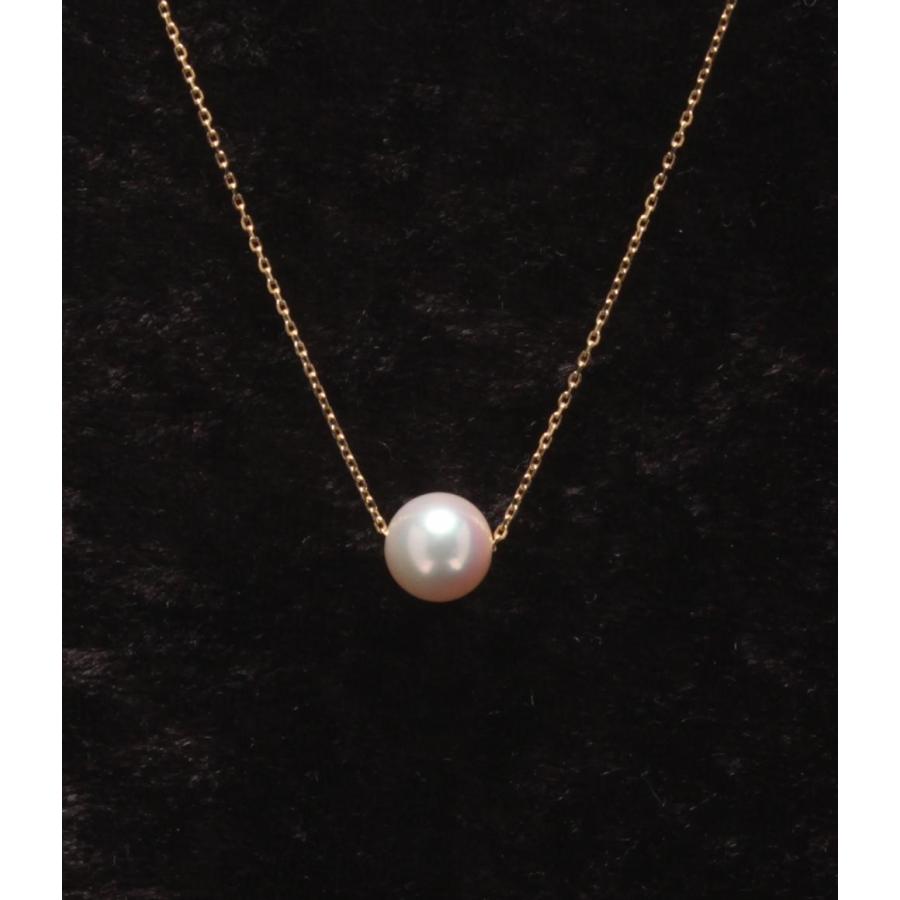 美品 タサキ ネックレス K18 パール 7.6mm レディース TASAKI 中古