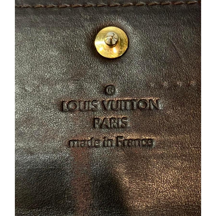 ルイ・ヴィトン 二つ折り長財布 イニシャル印字あり ポルトフォイユ 