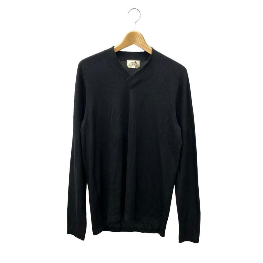 エルメス 長袖ニット カシミア100% メンズ SIZE L (L) HERMES