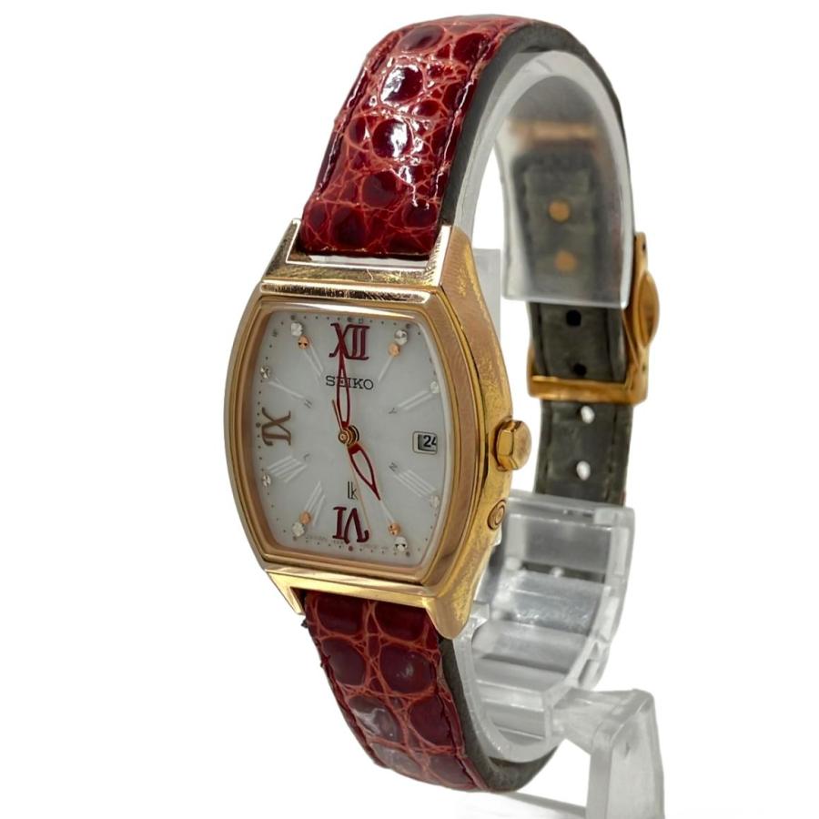 【電波ソーラー、美品】SEIKO　セイコー　ルキア　1B22-0BH0 セイコー 腕時計 lk ルキア ソーラー ホワイト 1B22-0BT0