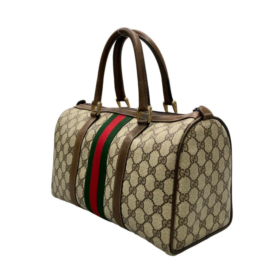 GUCCI グッチ シェリーライン ハンドバッグ ミニボストンバッグ グッチ ハンドバッグ ミニボストンバッグ シェリーライン GGスプリーム