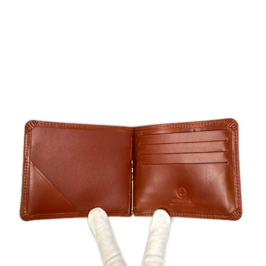 グレンロイヤル 二つ折り財布 メンズ レディース GLENROYAL 中古