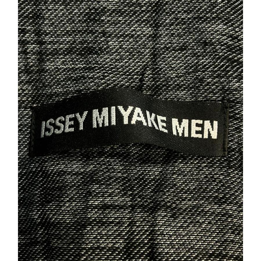 美品 イッセイミヤケ メン シワ加工長袖シャツ メンズ SIZE 2 (M