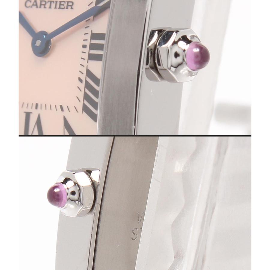 カルティエ 腕時計 タンクフランセーズ SM クオーツ シェル W51028Q3