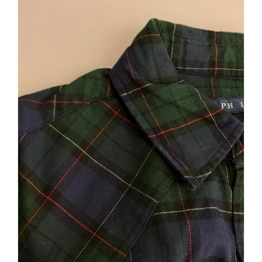 Ralph Lauren チェック柄 長袖ポロシャツ サイズ4 ポロ・ラルフローレン 長袖シャツ チェック柄 メンズ SIZE 4 (M