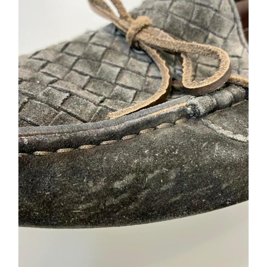 【美品】Bottega Veneta メンズ⭐︎レザーシューズ size42 ボッテガ・ヴェネタ デッキシューズ イントレチャート メンズ
