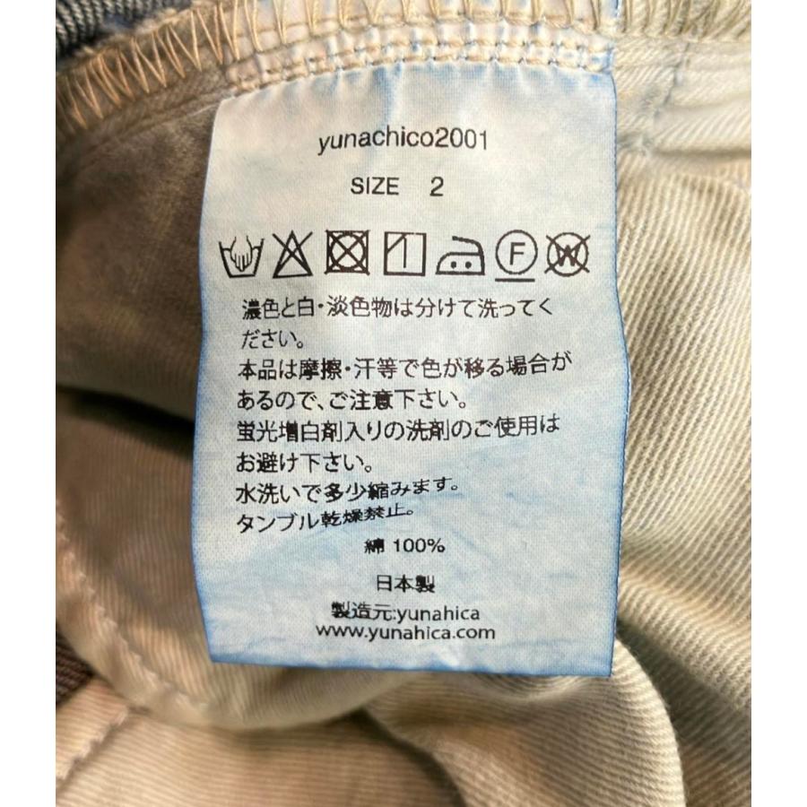 yunahica ✖︎ Chieko ワイドパンツ　インディゴ　size2 ユナヒカ デニムパンツ ジーンズ ×chieko レディース SIZE 2 (M