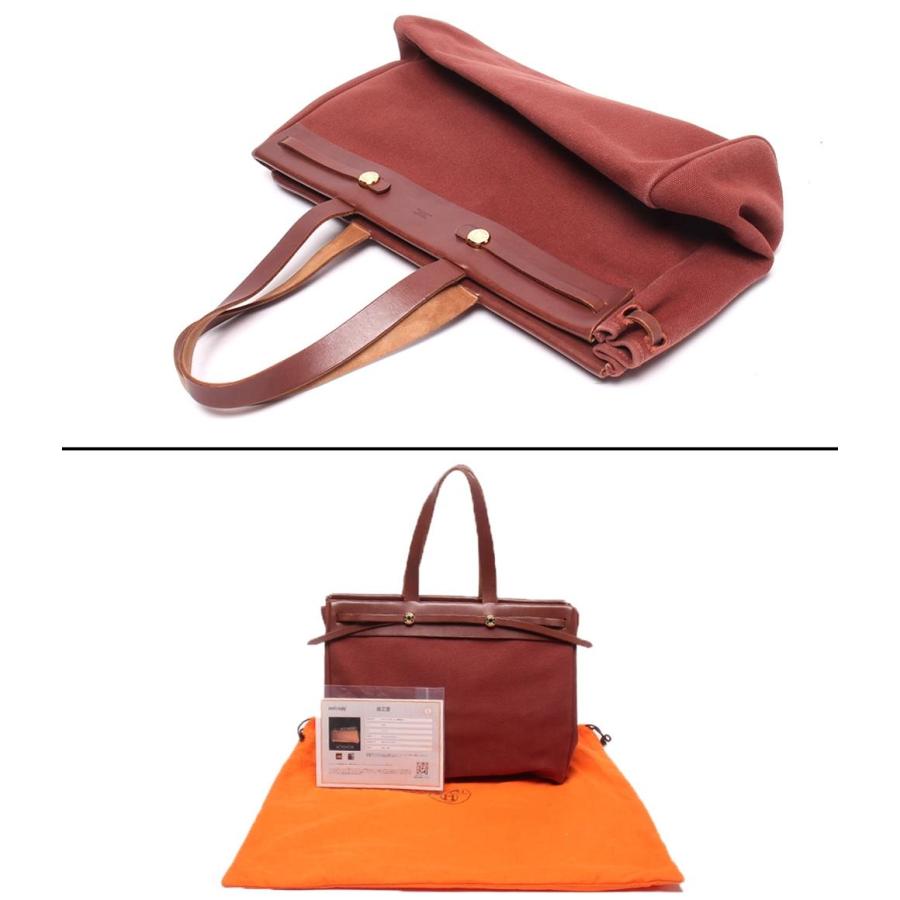 エルメス トートバッグ □F刻印 ゴールド金具 カバスGM エールバッグ 