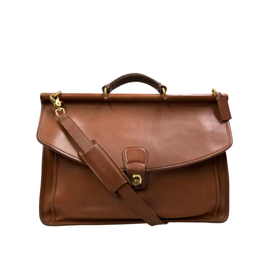 コーチ COACH オールドコーチ OLD 2WAY 5266 ビジネスバッグ ブリーフケース ショルダーバッグ レザー 本革 ブラック 黒 メンズ ビンテージ クラシック エレガント 鞄 斜め掛け可 ターンロック フラップ 自立可 A4収納 大容量 U11 コーチ ブリーフケース ショルダーバッグ 2WAY 斜め掛け 5266 メンズ