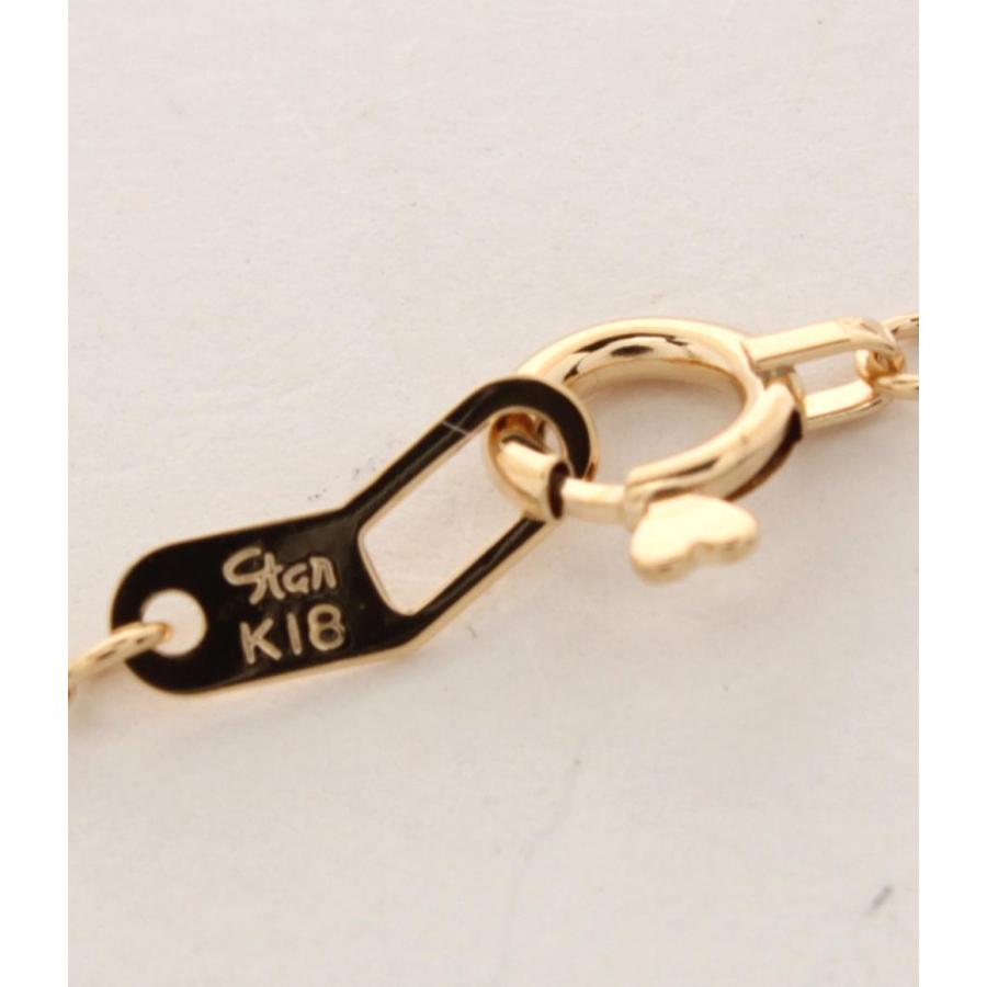 美品 スタージュエリー ネックレス バタフライモチーフ パピヨン K18 