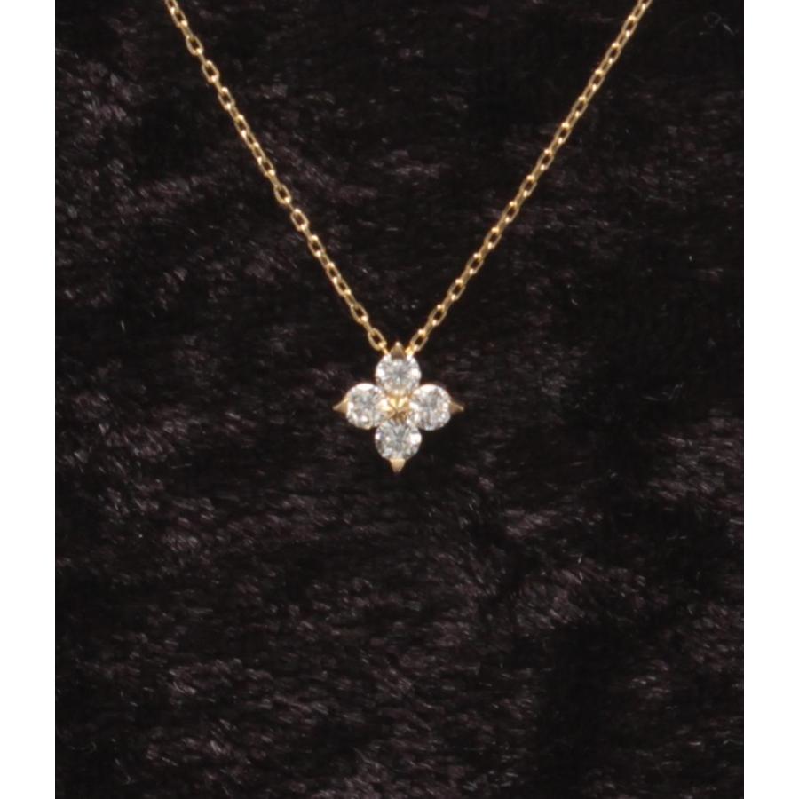 美品 スタージュエリー ネックレス K18 ダイヤ 0.13ct レディース STAR JEWELRY 中古 | 