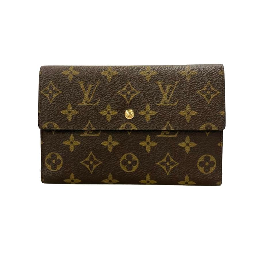 ルイヴィトン　ポシェット　パスポール　モノグラム　三つ折り財布　折り財布　廃盤品 ルイ・ヴィトン 三つ折り財布 ポシェットパスポール モノグラム