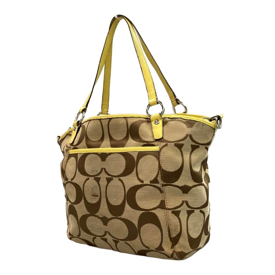 COACH コーチ　シグネチャー　キャンバス　トートバッグ　2個セット コーチ 2way キャンバストートバッグ ショルダーバッグ 斜め掛け