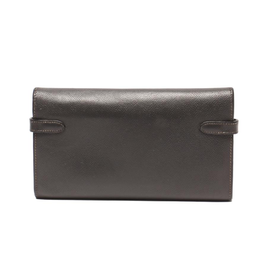 エルメス 長財布 □L刻印 シルバー金具 ケリーウォレット レディース HERMES 中古の画像