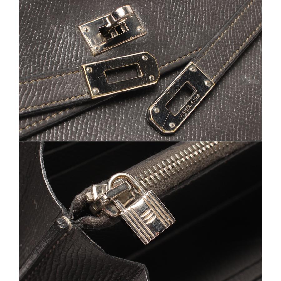 エルメス 長財布 □L刻印 シルバー金具 ケリーウォレット レディース HERMES 中古の画像