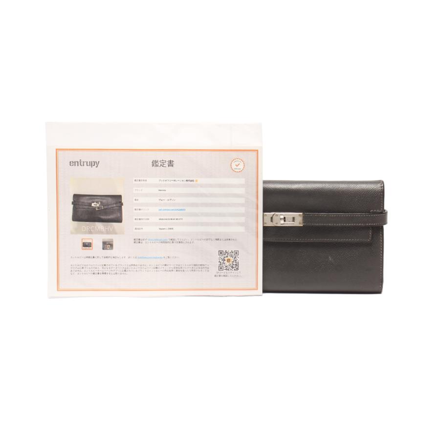 エルメス 長財布 □L刻印 シルバー金具 ケリーウォレット レディース HERMES 中古の画像