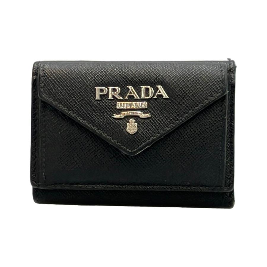 プラダ 三つ折り財布 レディース PRADA 中古 : Rehello by BOOKOFF