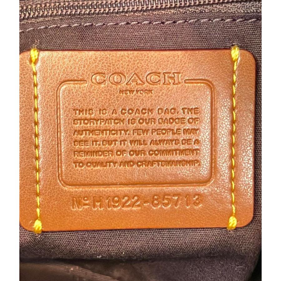 COACH 完売品 ハンドショルダーバッグ コーチ ショルダーバッグ リンゴ柄 斜め掛け シグネチャー 85713