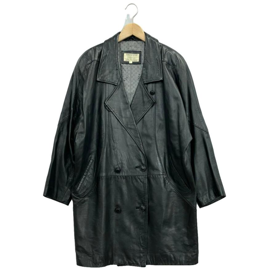 PARTINA(パルティーナ) 裏地キルティングジップアップレザージャケット メンズ JPN：L 【中古】【ブランド古着バズストア】 ドンナ レザージャケット 裏地花柄 メンズ SIZE F (M) DONNA 中古