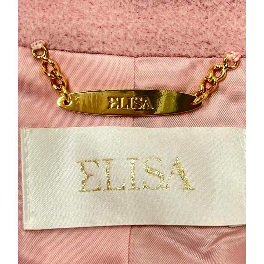 美品 エリザ アンゴラウールロングコート アウター レディース SIZE 2 