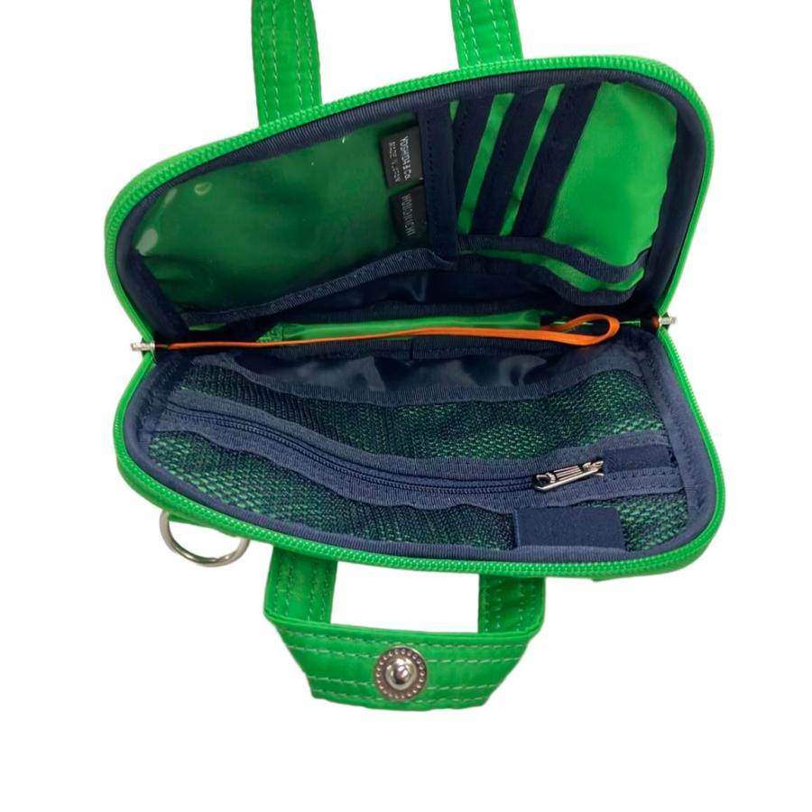 ほぼ日 ポーター タータン チェック weeksカバー container 緑 美品 ポーター ほぼ日 ショルダーバッグ 斜め掛け レディース PORTER