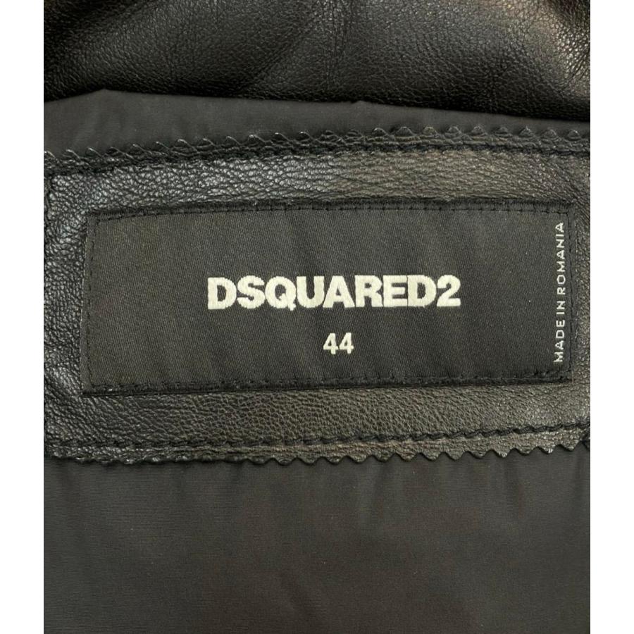 ディースクエアード レザー ダウンベスト メンズ SIZE 44 DSQUARED2