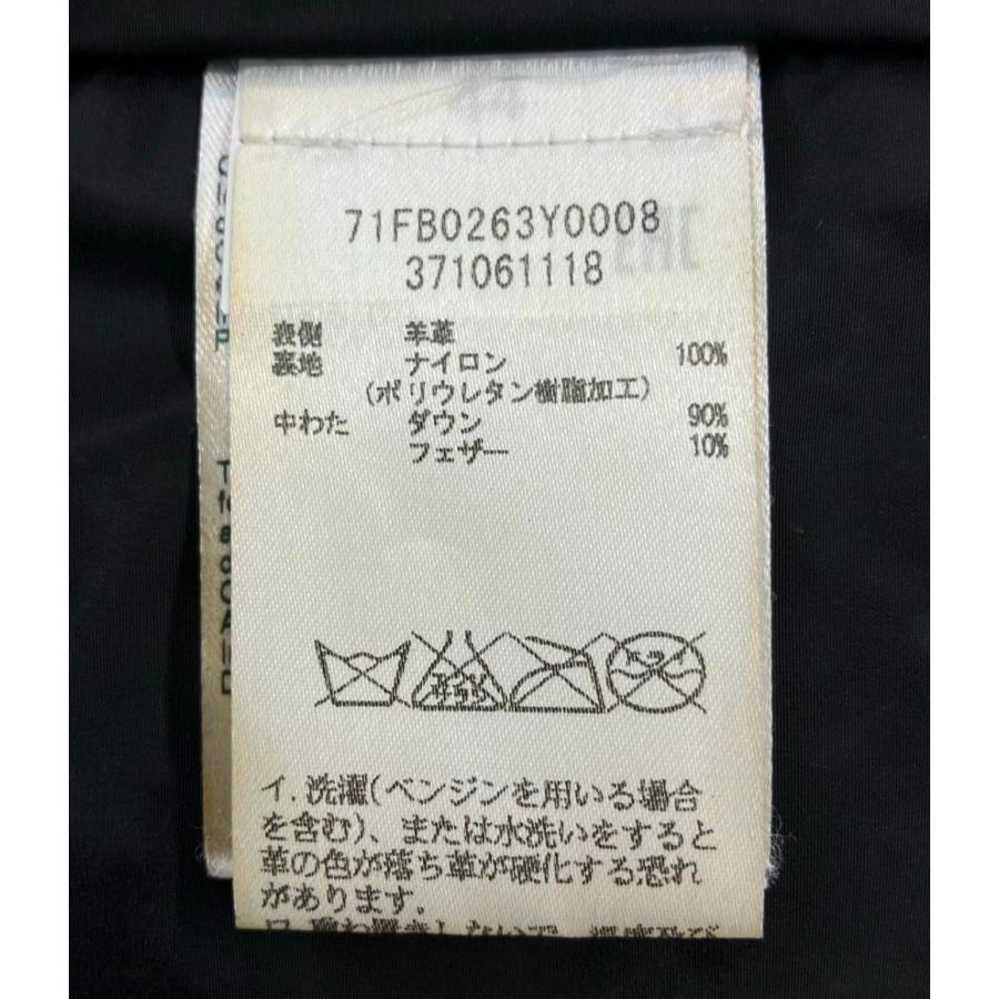 ディースクエアード2 レザーダウンベスト　サイズ44 ディースクエアード レザー ダウンベスト メンズ SIZE 44 DSQUARED2