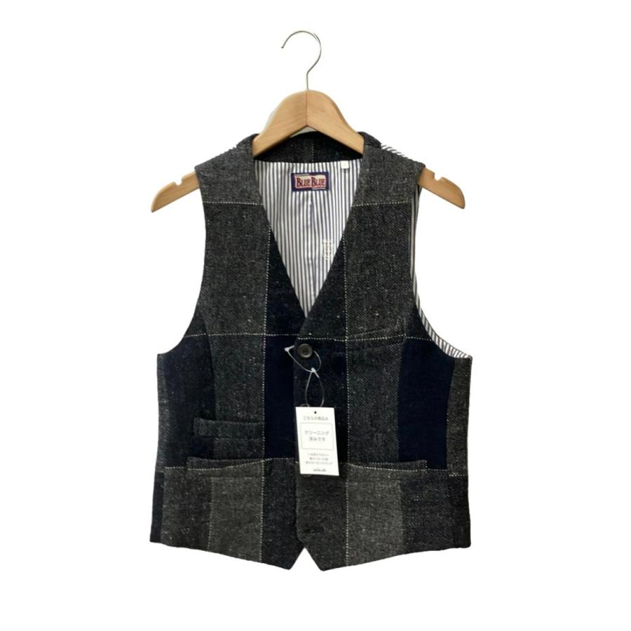 ブルーブルー セットアップ パンツスーツ スリーピース チェック柄