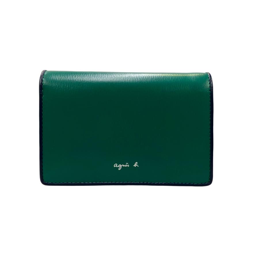 美品 アニエスベーボヤージュ 二つ折り財布 レディース Agnes b