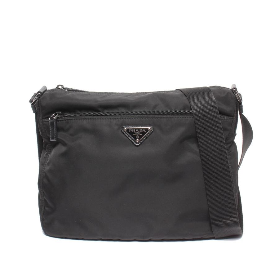 L*す様 PRADA　プラダ　女性　ロック調　美品 プラダ ショルダーバッグ 斜め掛け 肩掛け Re-Nylon 1BC421 レディース